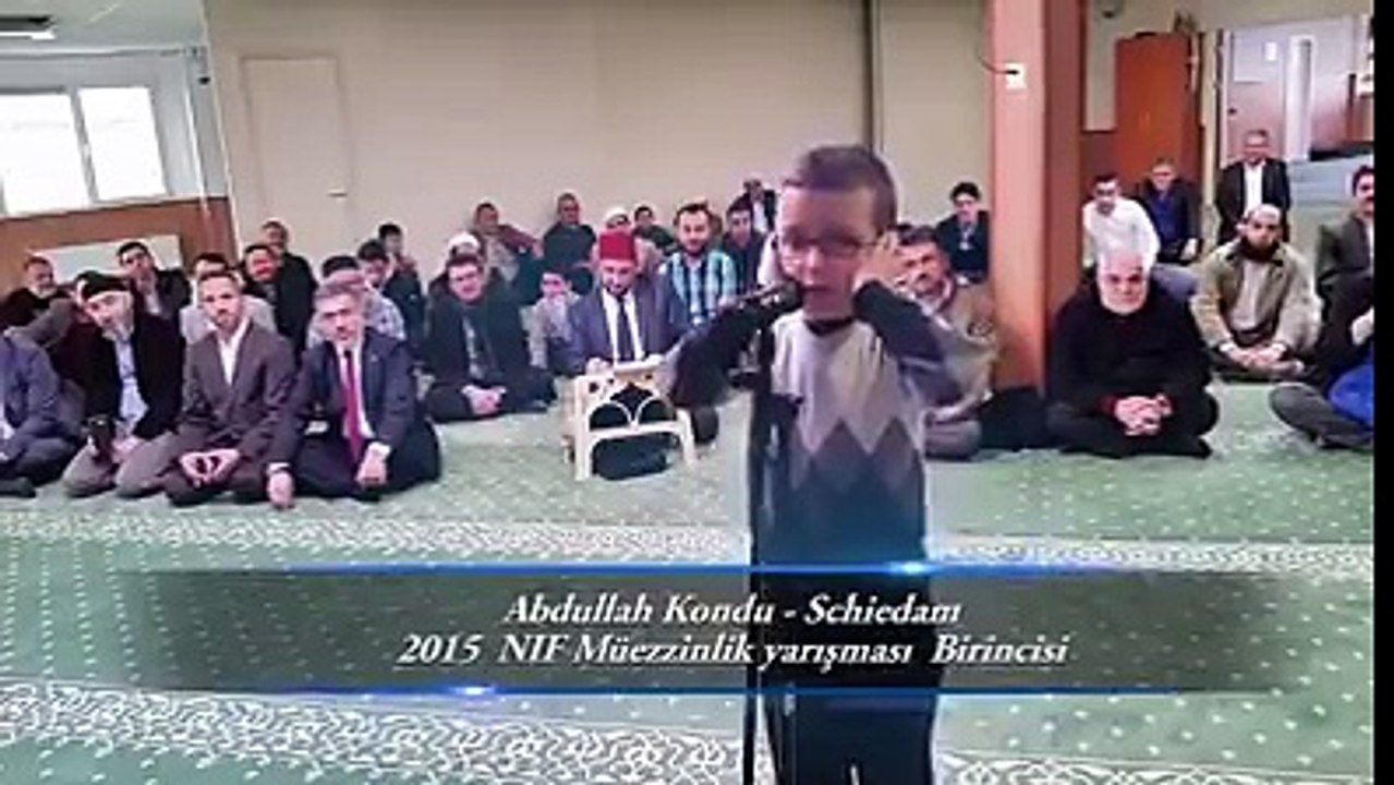 Azan,By little boy