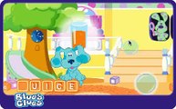 Blue Clues pops the bubbles with the letters inside to spell the names! bubbles puzzles!