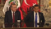 Cumhurbaşkanı Erdoğan, Peru Devlet Başkanı Ollanta Humala ile Ortak Basın Toplantısı Düzenledi