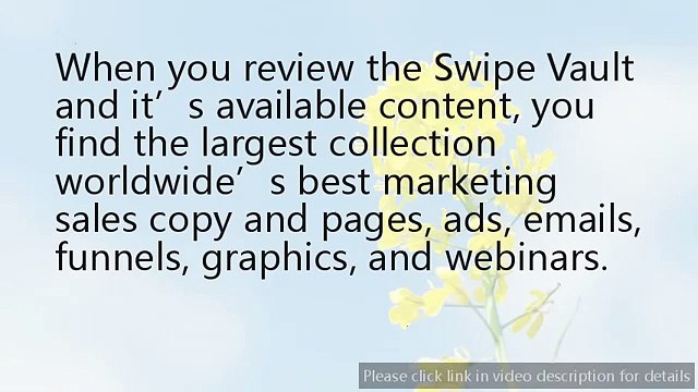 Discover the secrets of Swipe Vault | Swipe files that help you build your online website