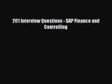 [PDF Download] 201 Interview Questions - SAP Finance and Controlling [Download] Online