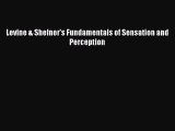 [Téléchargement PDF] Levine & Shefner's Fundamentals of Sensation and Perception