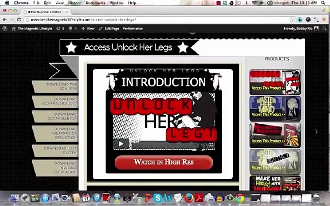 Unlock Her Legs Review: Sneak Peak Inside the Members Area and a look at The Scrambler