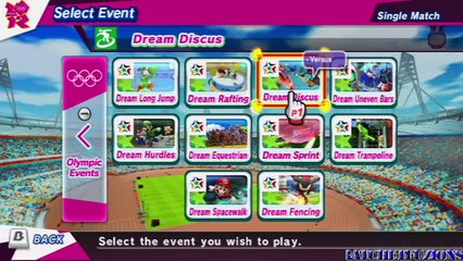 Mario & Sonic at the London 2012 Olympic Games - Dream Discus [HD]