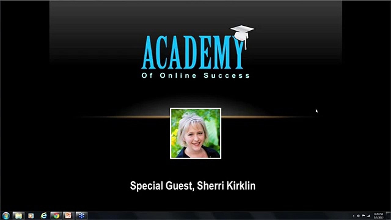 Sherri Kirklin | Academy Of Online Success Sunday Night LIVE