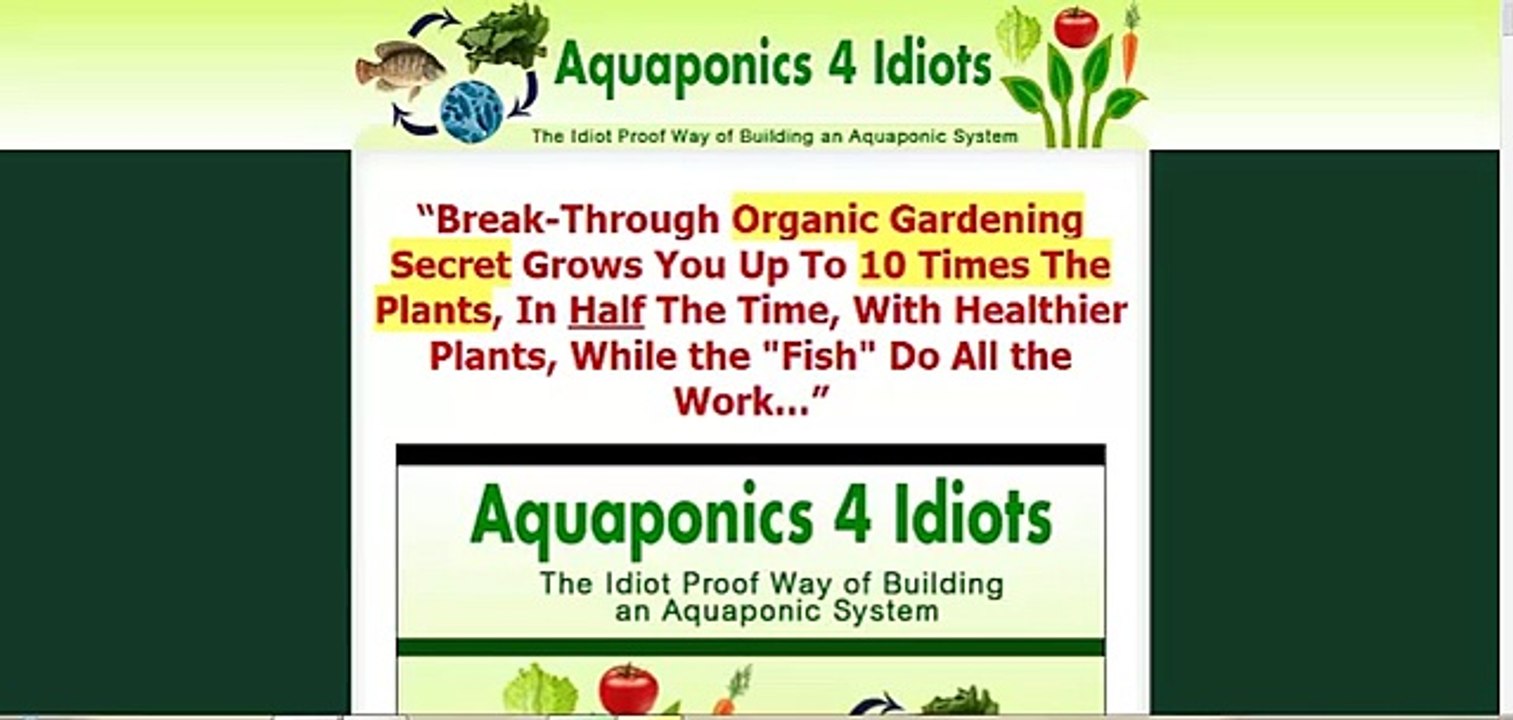 Aquaponics 4 Idiots Review - Is it Really That Good?