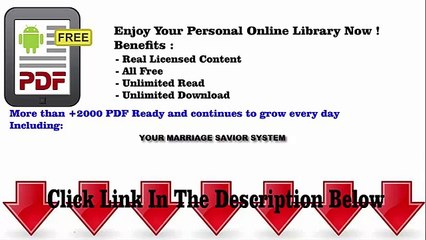 Download YOUR MARRIAGE SAVIOR SYSTEM PDF