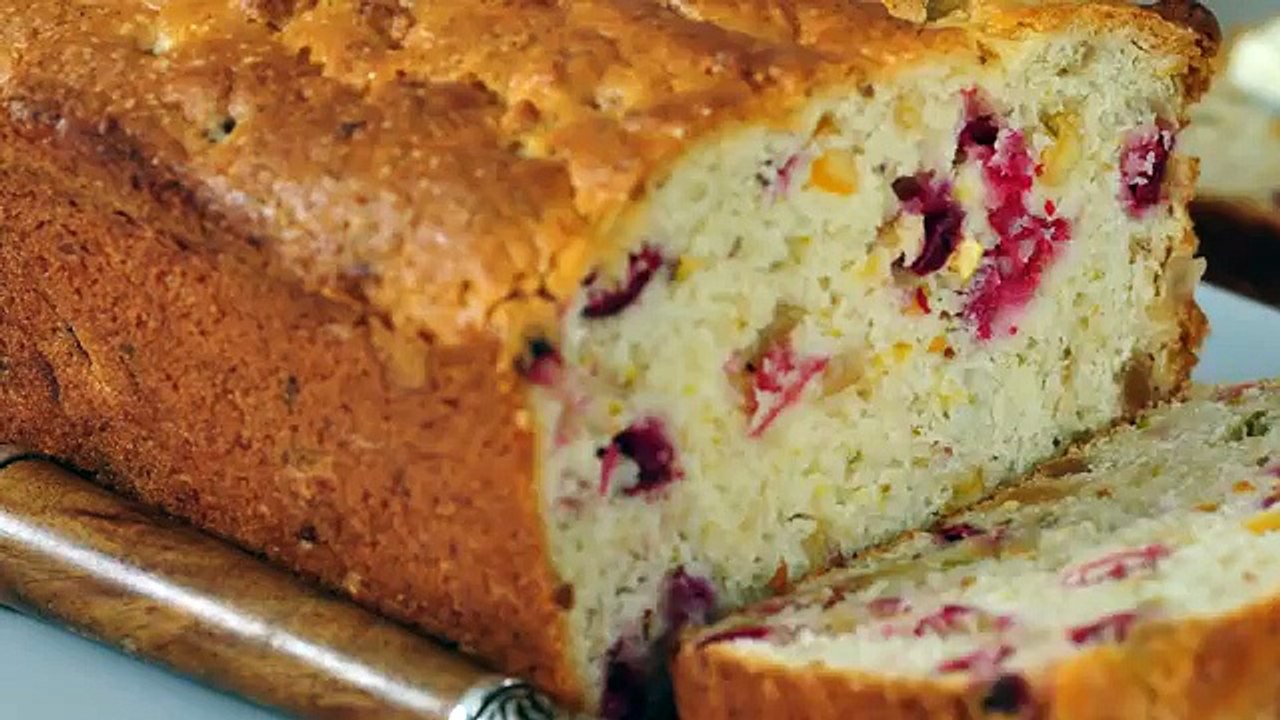 Cranberry Bread Recipe Demonstration