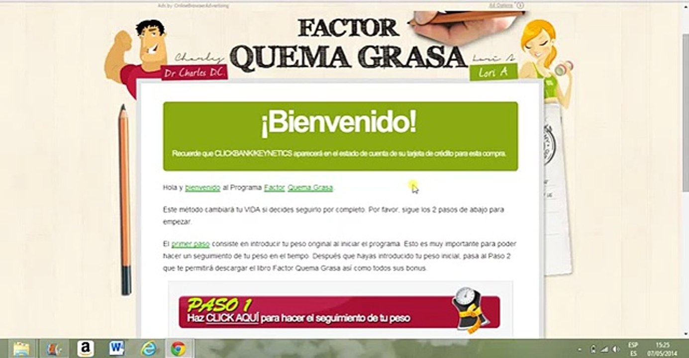 Factor Quema Grasa verdad o fraude? factor quema grasa funciona-bajar de peso rapido