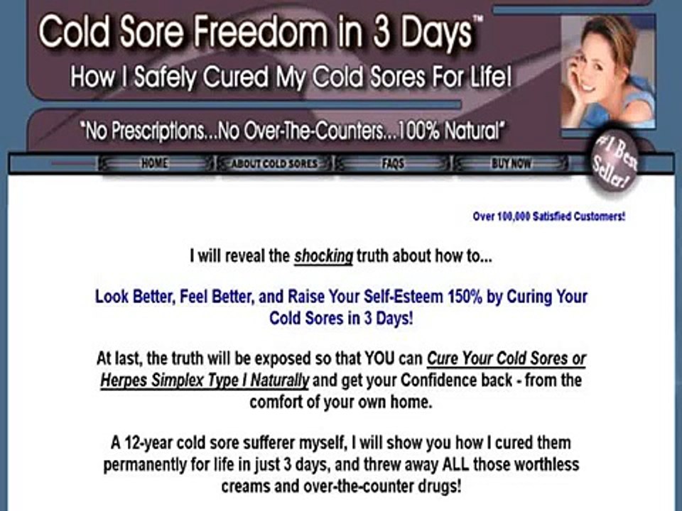 Cold Sore Freedom In 3 Days