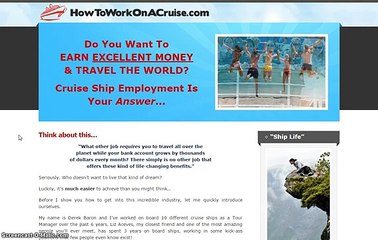 How to Work on a Cruise Ship Review - Scam or Legit?