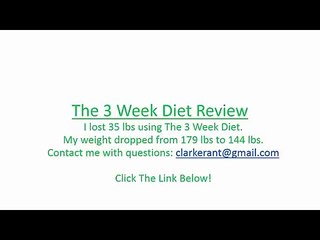 The 3 Week Diet Review -- Deal or Dud?