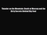 PDF Download Thunder on the Mountain: Death at Massey and the Dirty Secrets Behind Big Coal