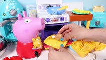 Peppa Pig Chef Play Doh Meal Makin Kitchen Playset Playdoh Oven Cooking Playset Toy Videos