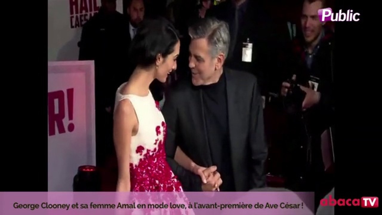 Exclu Vidéo : Le couple du jour : George Clooney et sa femme Amal, ils affichent leur love story !
