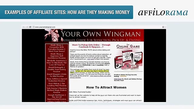 Can You Make Money from Affiliate Marketing ? Affilorama Video Training