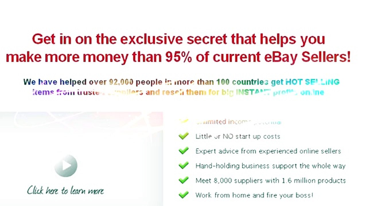 SaleHoo Suppliers for eBay : The Biggest impact from Joining SaleHoo