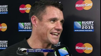 Dan Carter yelled 'go, go' at his drop goal