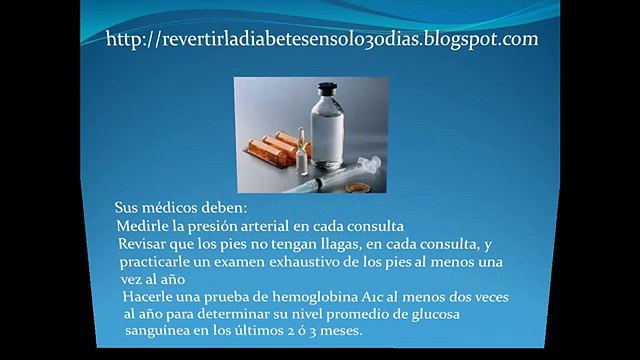 Revertir La Diabetes | Revertir la Diábetes en solo 30 días | Pruebas y Examenes Médicos