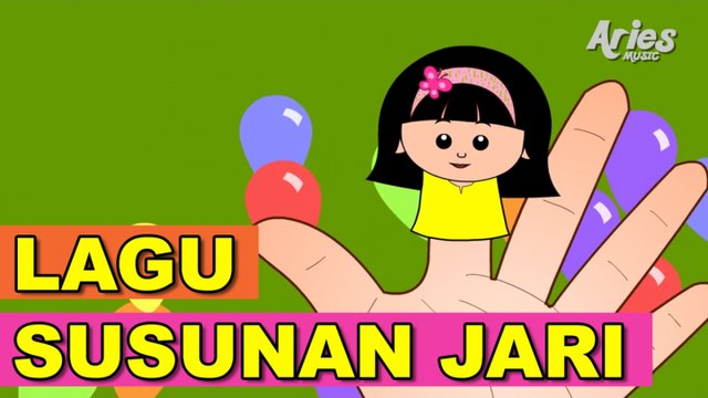 Lagu Kanak Kanak Alif & Mimi - Lagu Susunan Jari (Animasi 2D) Finger Family