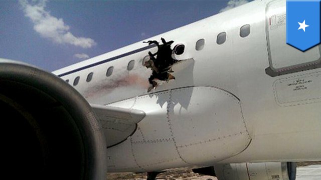 Large hole appears in the side of a Daallo Airlines plane, forces plane to make emergency landing