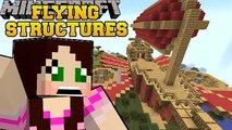 PAT AND JEN PopularMMOs Minecraft: REAL FLYING STRUCTURES GamingWithJen Mod Showcase