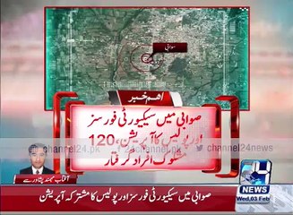 Peshawar police arrest 120 suspects in security operations