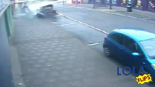 Car Crash Caught on CCTV