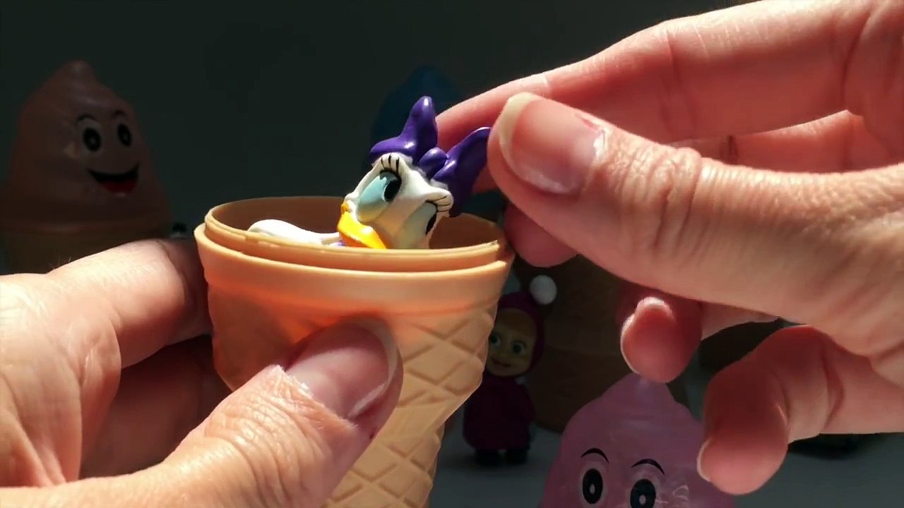 Surprise Ice Creams Peppa Pig Маша и Медведь Masha and The Bear Cars 2 Disney Surprise Eggs Videos