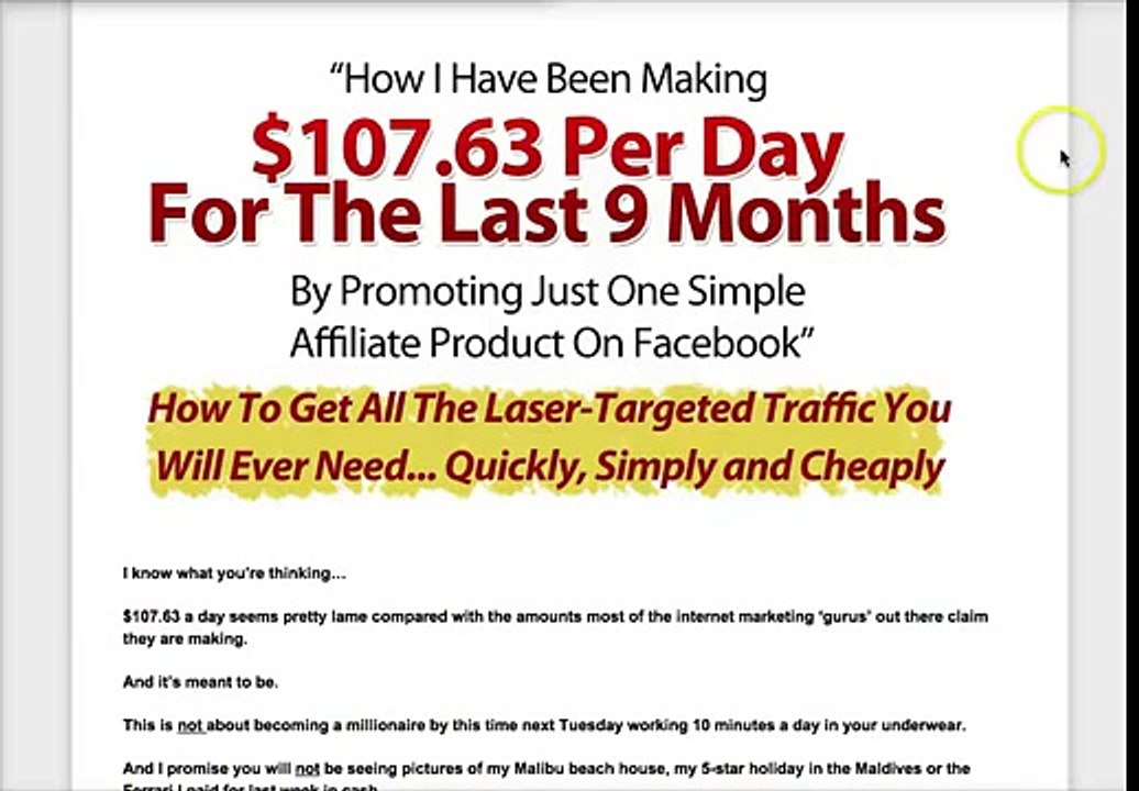 Facebook Traffic Rush Review - Does It Work?