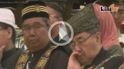 Video: Bakal MB Kedah nafi tidur dalam acara Istana