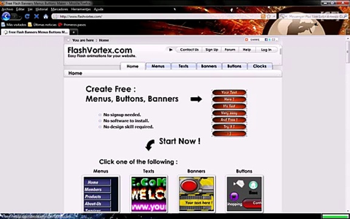 Quitar Publicidad de " flashvortex "