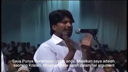 Seorang Pemuda Menghina Dr. Zakir Naik dan akhirnya kalah