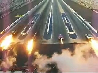 4 Jet Car Drag Race