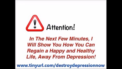 Destroy Depression Program | Amazing Destroy Depression Program By James Gordon