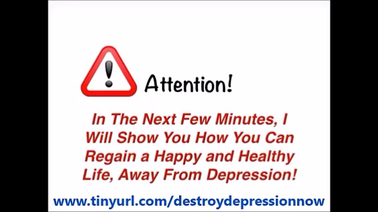 Destroy Depression Program | Amazing Destroy Depression Program By James Gordon