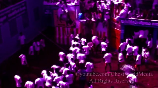 Real Ghost Caught Near Bull Fighting