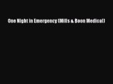 One Night in Emergency (Mills & Boon Medical)  Read Online Book