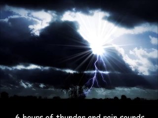 10 Hours Rain and Thunder Healing Ambient Sounds for Deep Sleeping Meditation Relaxation S