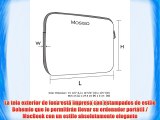 Mosiso - Estilo Bohemio Tela de Lona Funda Blanda Bolso Sleeve para MacBook Pro de 15 Pulgadas