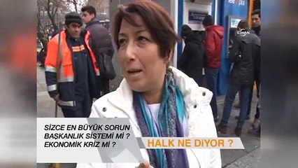 Sizce Türkiye'nin en büyük sorunu başkanlık sistemi mi? Ekonomik kriz mi?