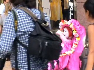 Verona Italy (Funny Guy dressed as baby)