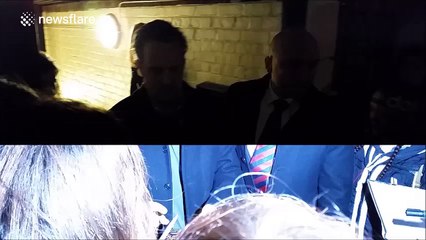 Matthew Perry departs after debut performance in London