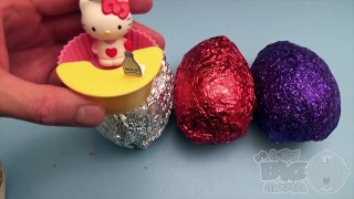 Learn Colours with HUGE JUMBO GIANT Mystery Surprise Eggs! Opening Eggs with Toys! Part 2