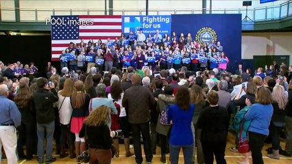 Clinton campaign in New Hampshire after razor-thin Iowa victory