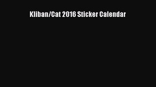 (PDF Download) Kliban/Cat 2016 Sticker Calendar Download