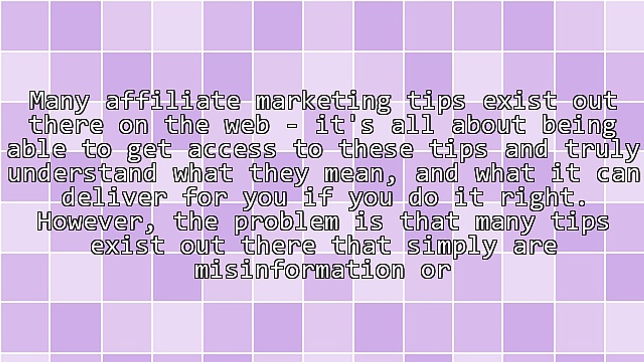 Affiliate Marketing Tips You Should Avoid