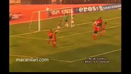 20.09.1987 - 1987-1988 Turkish 1st League Matchday 4 Fenerbahçe 0-4 Eskişehirspor