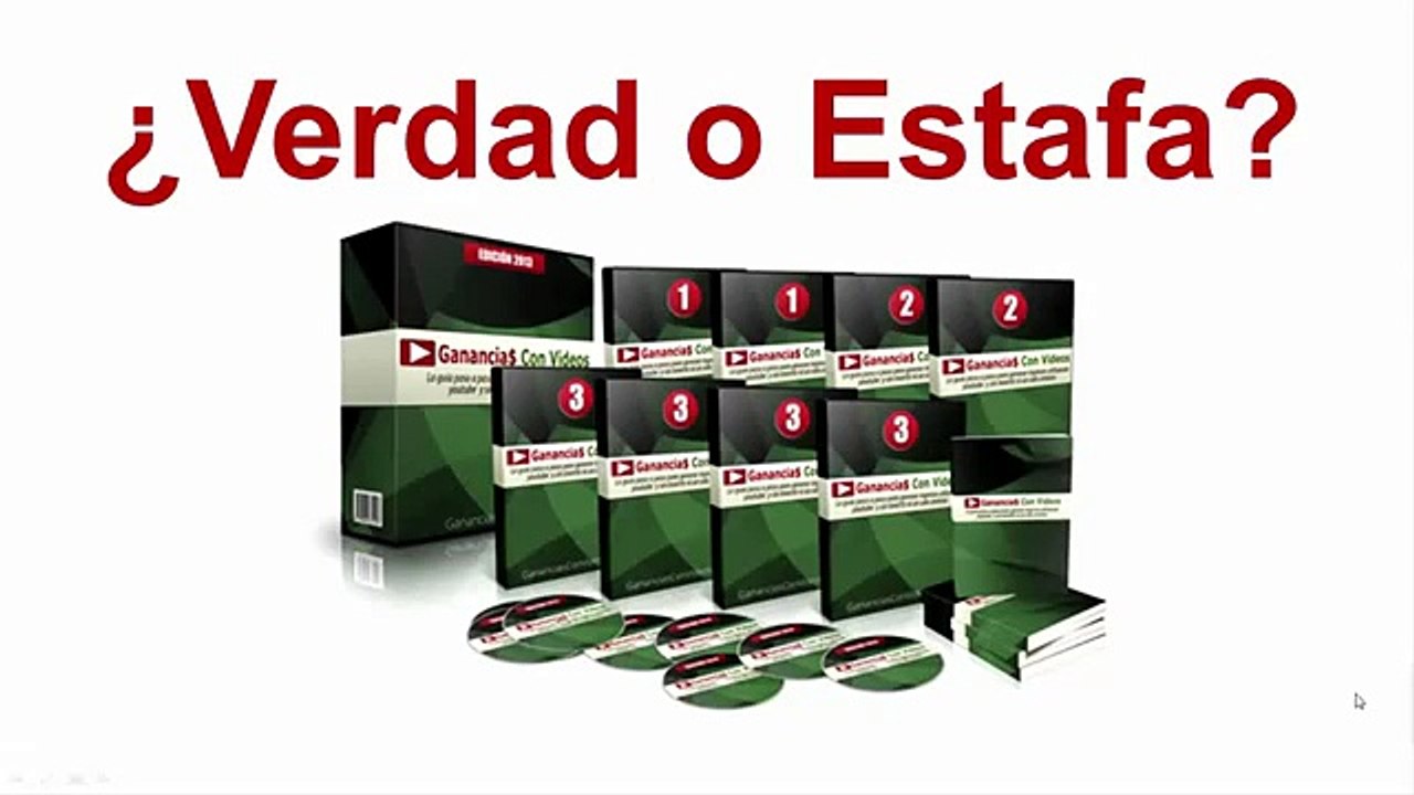 Curso Ganancias Con Videos ¿ESTAFA?