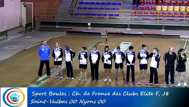 L'Express, le résumé de la rencontre, Club Elite Féminin, J8, Saint-Vulbas contre Nyons, Sport Boules, saison 2015-2016